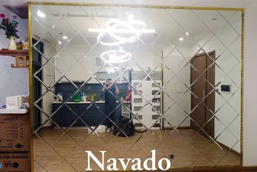 Gương ghép ô dán tường trang trí Đà Nẵng - Giải pháp độc đáo cho không gian