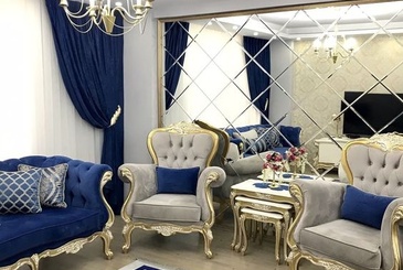 “TRẺ HÓA” KHÔNG GIAN VỚI GƯƠNG MÀI CẠNH NGHỆ THUẬT PHÒNG KHÁCH