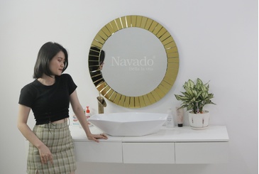 BẬT MÍ 7 SET GƯƠNG LAVABO NGHỆ THUẬT HOT NHẤT