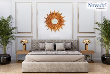 LẮP ĐẶT GƯƠNG PHÒNG NGỦ TRANG TRÍ NGHỆ THUẬT CHO KHÁCH SẠN 5 SAO