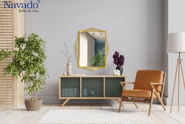 TOP 32 XU HƯỚNG GƯƠNG SOI MẠ VÀNG - ĐẲNG CẤP KHÔNG GIAN LUXURY