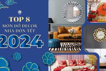 Top 8 món đồ decor nhà đón tết 2024