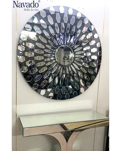 Gương tròn nghệ thuật navado- Roxana