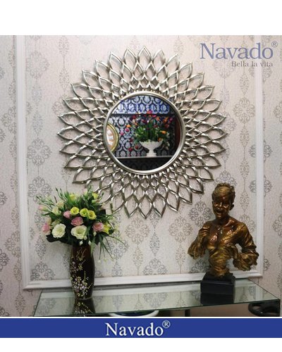 Gương nghệ thuật treo tường phòng khách Navado - Electra