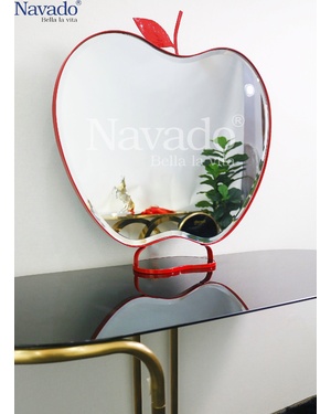 Gương trang điểm để bàn Red Apple độc đáo Navado