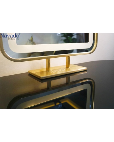 Gương đèn led vuông để bàn Square Arta Navado