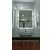 Gương đèn led phòng tắm hình chữ nhật cảm ứng NAV1012