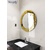 Gương phòng tắm nghệ thuật viền vàng The Light luxury
