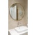 Gương tròn viền Inox mạ vàng phòng tắm Navado Đà nẵng
