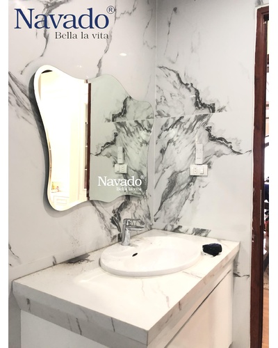Gương decor phòng tắm NAV106