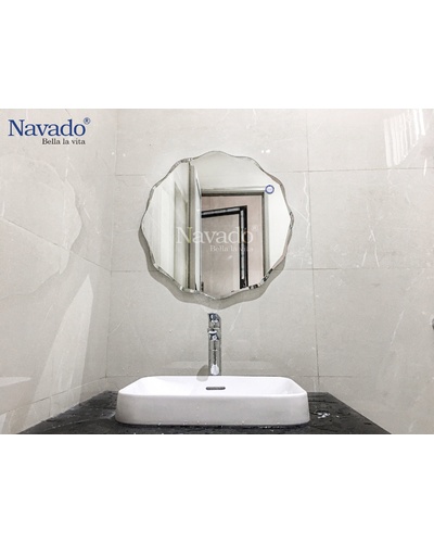 Gương treo phòng tắm uốn lượn NAV543A