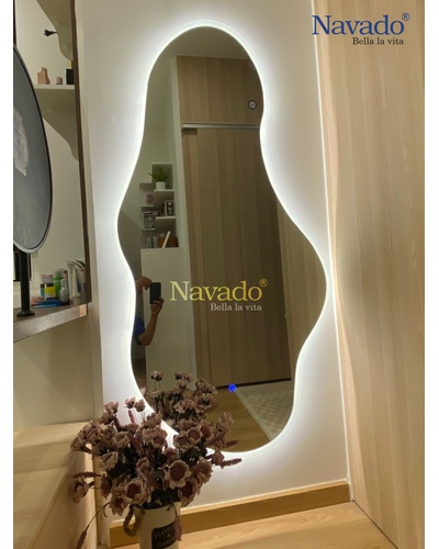 Gương toàn thân decor uốn lượn Navado