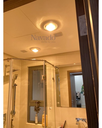 Đèn sưởi ấm âm trần phòng tắm cao cấp Navado