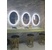 Gương đèn led oval viền ngoài cảm ứng Navado NAV1018