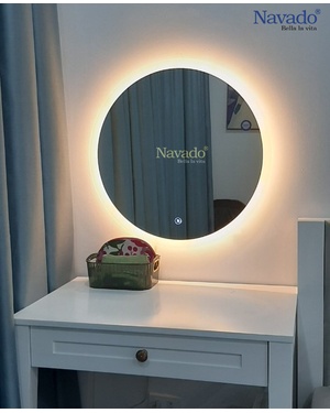 Gương đèn led bàn trang điểm viền ngoài cảm ứng Navado NAV1009