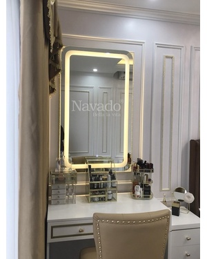 Gương bàn trang điểm hình chữ nhật đèn led Navado NAV1012