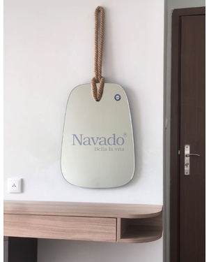 Gương decor bàn trang điểm dây thừng Navado NAV302