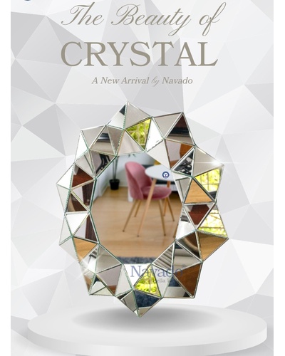 Gương trang trí bàn trang điểm Crystal Navado