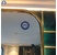 Gương phòng tắm đèn led khung inox mạ vàng bo góc pvd Navado