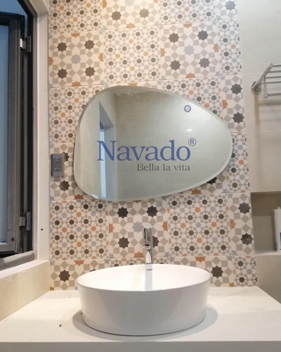 Gương phòng tắm viên đá cuội NAV109C Navado