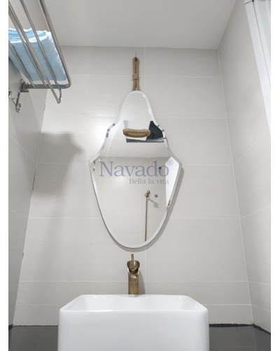 Gương decor phòng tắm dây thừng Hiton Navado