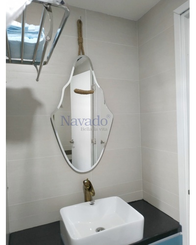 Gương decor phòng tắm dây thừng Hiton Navado