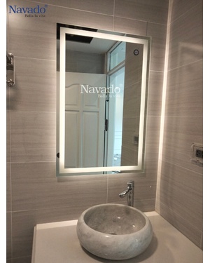 Gương phòng tắm đèn led viền trong Navado NAV1016