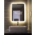 Gương phòng tắm đèn led hình chữ nhật bo góc Navado NAV1014