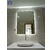 Gương phòng tắm đèn led chữ nhật bo góc Navado NAV1015