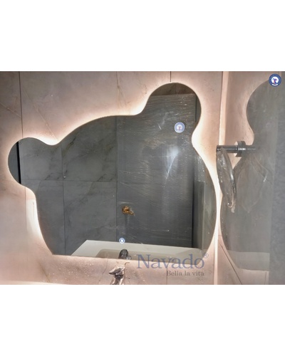 Gương decor phòng tắm hình con gấu Navado