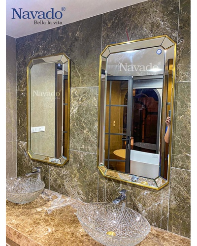 Thiết kế gương phòng tắm nghệ thuật Navado