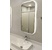 Gương phòng tắm đèn led chữ nhật viền inox mạ pvd Navado