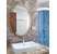Gương phòng tắm elip nghệ thuật viền vàng Navado
