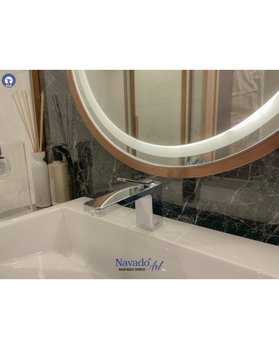 Gương phòng tắm đèn led thiết kế Navado