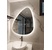 Thiết kế gương phòng tắm đèn led cảm ứng hình viên đá cuội Navado