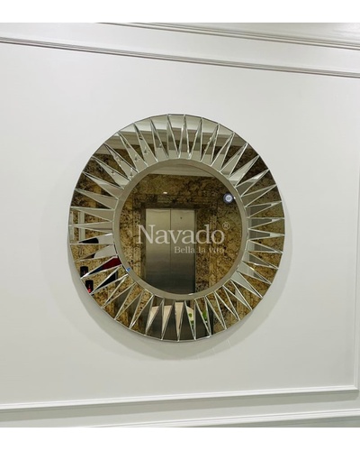 Gương nghệ thuật trang trí phòng khách Navado