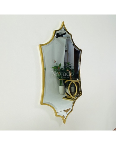 Gương trang trí mạ vàng nghệ thuật Avana Navado