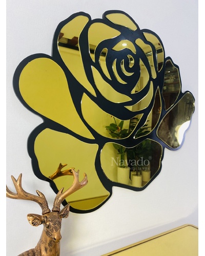 Gương trang trí Spa Gold Rose Navado