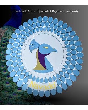 Gương trang trí nghệ thuật Peacock Navado