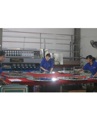 Gương toàn thân khung mạ vàng Solomon NAV 3011-IN