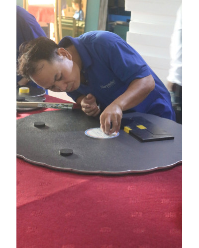 Gương nhà tắm sang trọng Sarah sliver NAV 2037-NT 