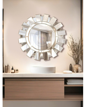 Gương nhà tắm sang trọng Sarah sliver NAV 2037-NT 