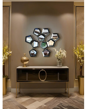 Gương nghệ thuật ô hình ngũ giác NAV 2142-NT