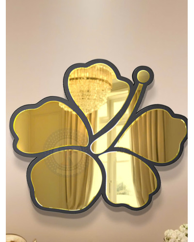 Gương trang trí nhà tắm hoa dâm bụt NAV 2146-NT