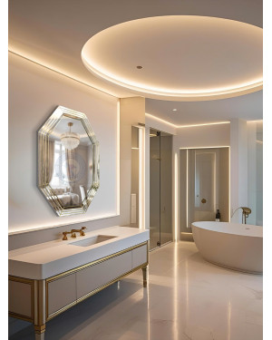 Gương nhà tắm Pisa đèn LED NAV 6009-LNT