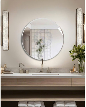 Gương nghệ thuật cao cấp hình tròn NAV108