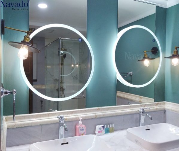 Gương đèn led phòng tắm nghệ thuật Đà nẵng