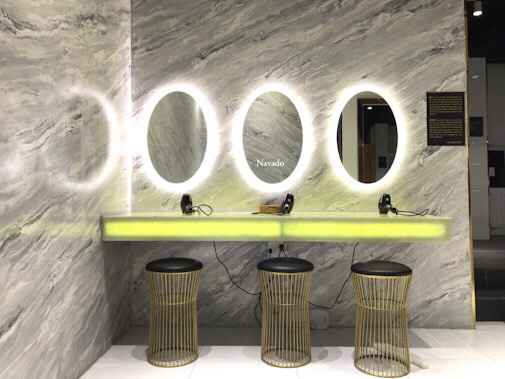 Gương trang trí phòng tắm đèn led phòng tắm Đà Nẵng