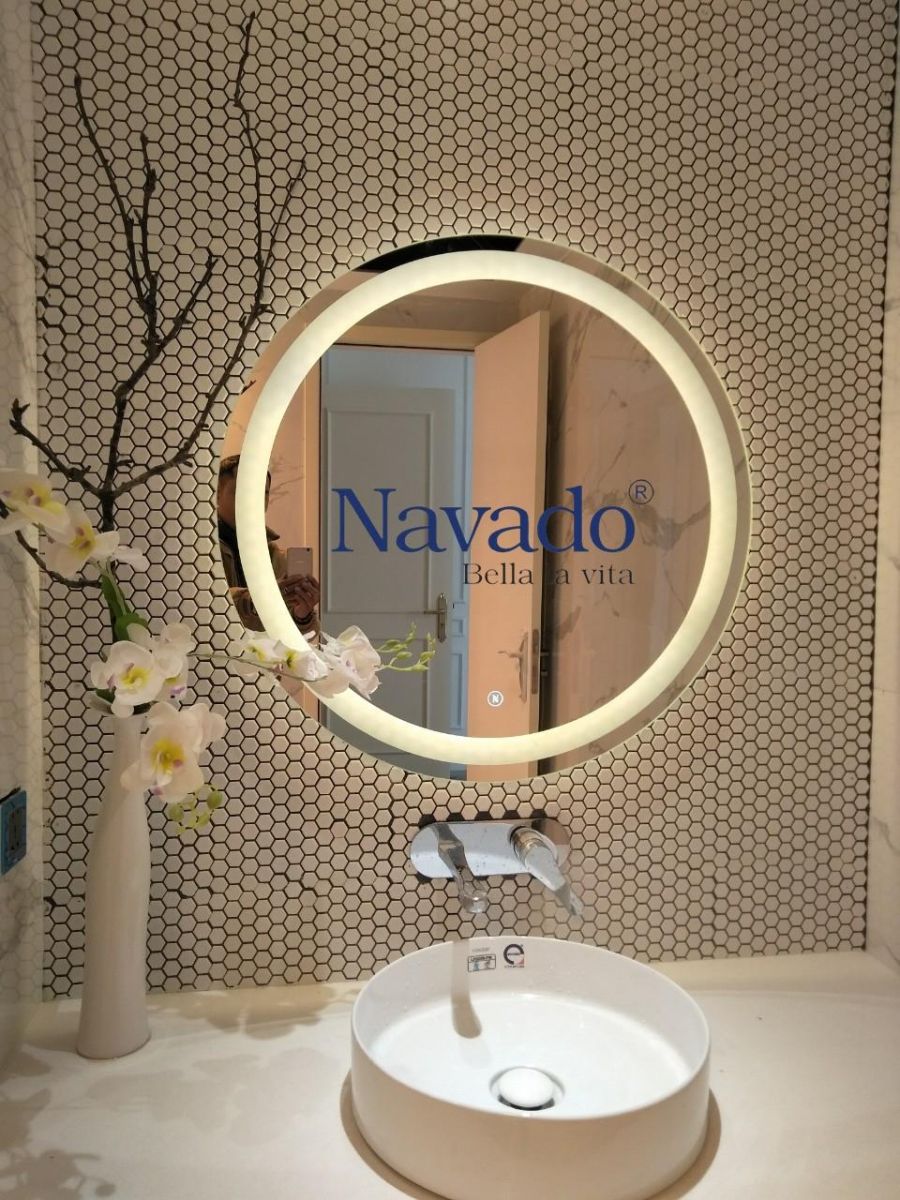 Navado led mirror in a modern concept.