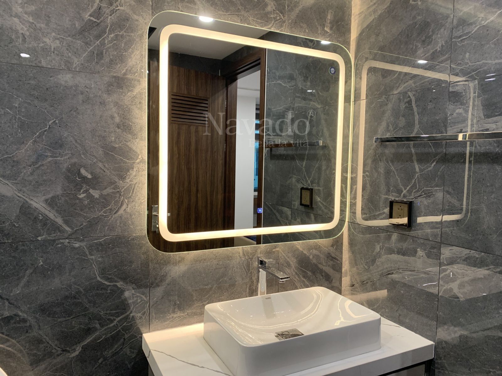 Gương đèn led phòng tắm Đà Nẵng